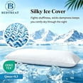 thumbnail image 4 of BedTreat Full Cooling Body Pillow for Adults - Soft & Hypoallergenic Body Support for Side Sleepers - Durable & Machine Washable with Reversible Cooling Cover（20 X 54, White), 4 of 6