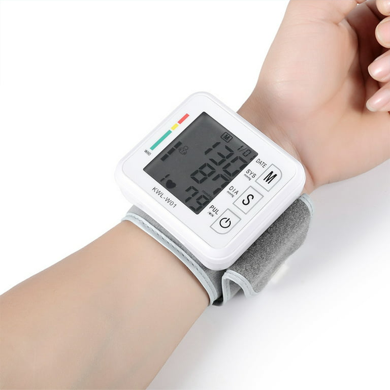1pc Digital Wrist Blood Pressure Monitor with Irregular Heart Beat  Detection - No Batteries Required!