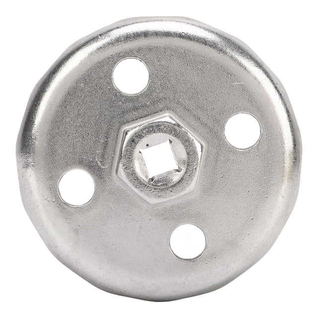 Vaso Para Filtro De Aceite, Llave Para Filtro De Aceite De Aluminio De 90 Mm, 15 Flautas, Accionamiento De 3/8 Pulg. Para Motores De Gasolina De 3,0 L Y 5,0 L