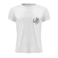 thumbnail image 2 of Vedolay Plus Size Tops For Men Men's Crafted Comfort Tee, Relaxed & Classic Fit,White XXL, 2 of 5