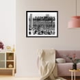thumbnail image 3 of Historic Framed Print, [Crowds assembled at the Washington Monument grounds to welcome Col. Charles Lindbergh, Washington, D.C.], 17-7/8" x 21-7/8", 3 of 9