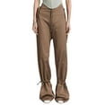 thumbnail image 1 of Sunloudy Pantalones de Mujer, Casual Cordón Amarrado Cintura Color Sólido Elástico Ajustable Tobillo Recto Suelto Pantalones Sunloudy moda, 1 of 6