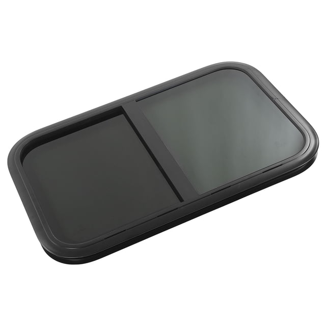 KIMISS RV Sliding Window L800 H450mm Tempered Glass Screen for Trailer Marine