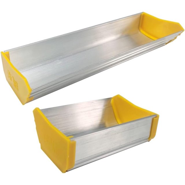2 Sizes Emulsion Scoop Coater 4 inch 8 inch Aluminum Alloy Dual Edge Screen Coating Scoops Tool for Silk Screen Printing