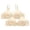 Beige, variant on 2 Pack Plus Size Wireless Bra for Middle-Aged Elderly Mom Breathable Thin Full Coverage No Underwire Adjustable Bras Beige L