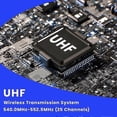 thumbnail image 2 of EALSEM UHF Wireless XLR Transmitter Receiver System, 2 of 5
