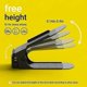 thumbnail image 3 of 15pcs Shoe Slots Organizer For Closet Adjustable Shoe Stacker Double Deck Shoe Rack Organizer Holde -Yx, 3 of 4