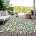 thumbnail image 6 of Addison Rugs Chantille Indoor/Outdoor Transitional Floral Fern Washable Rectangle Rug, 5' x 7'6", 6 of 6
