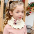 thumbnail image 4 of Daznico Warm Knitted Scarf with Lace for and Kids Winter Neck Warmer Cold Weather, 4 of 6