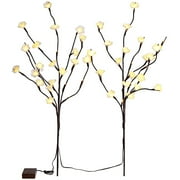 LED Lighted Poseable Branch Decor