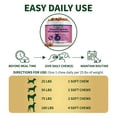 thumbnail image 4 of POLHIDE Yeast Probiotic Chews for Dogs, Itch Relief Sensitive Skin and Gut Health Support, 3 Billion CFU, Meat Flavor, 120 Count, 4 of 9