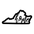 thumbnail image 3 of Virginia Home State Silhouette Solid Steel Home Decor Decorative Accent Metal Art Wall Sign, 3 of 3