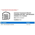 thumbnail image 2 of Automatic Transmission Filter Kit - Compatible with 2003 - 2006 Mitsubishi Outlander 2.4L 4-Cylinder 2004 2005, 2 of 2
