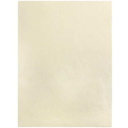 UPC: 0632963046872 | JAM Paper Handmade Recycled Folders  Ivory Metallic  100pk