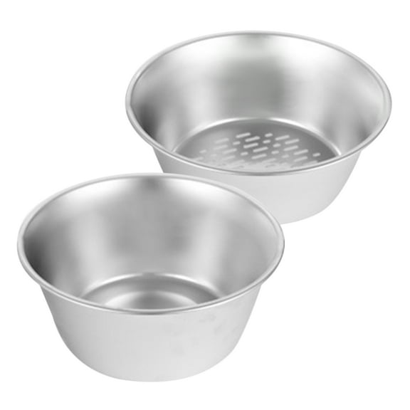 Luxshiny 1Set Stainless Steel Bowl for Kitchen Vegetable and Rice Washing