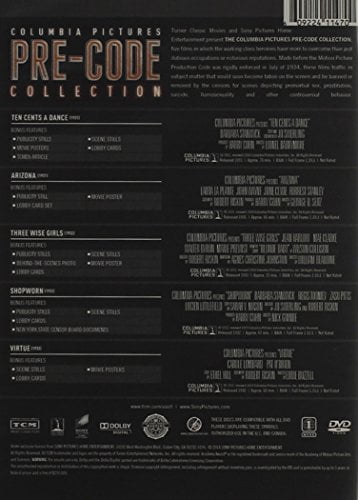 Columbia Pictures Pre-Code Collection (DVD), Turner Classics Mod