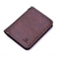 thumbnail image 3 of Cartera retro para hombre, sencilla, juvenil, con tres pliegues, cartera corta vertical para hombre, tarjetero múltiple, 3 of 4