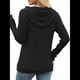 thumbnail image 4 of Suéteres de Mujer, Sudaderas con Capucha de Larga de Otoño, Sudaderas para Mujer, Ropa Informal Holgada de Moda Negro L, 4 of 6