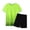 Green, variant on Karoyedx Toddler Girls Athletic Clothes Toddler Boys Sports Outfits Athletic Jersey Shirt Shorts Set Soccer Set Baseball Active Outfit 2Pcs Green Size,2-3 Years