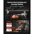 thumbnail image 5 of VEVOR Manual Meat Grinder, 304 Stainless Steel Hand Crank Meat Mincer with Steel Table Clamp, Sausage Stuffer with 2 Cutting Plates & Sausage Tube, Food Grinder for Beef Chili Pork Kitchen Tabletop, 5 of 9