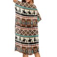 thumbnail image 4 of HELLHERO High Quality Fabrics Long Kimono Swimsuit Cover Up for Pool Lightweight Free Size Bathing Suit Cover Up Cowboy, 4 of 6