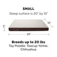 thumbnail image 2 of FurHaven Pet Products Faux Sheepskin & Suede Memory Foam Deluxe Pet Bed for Dogs & Cats - Espresso, Small, 2 of 9