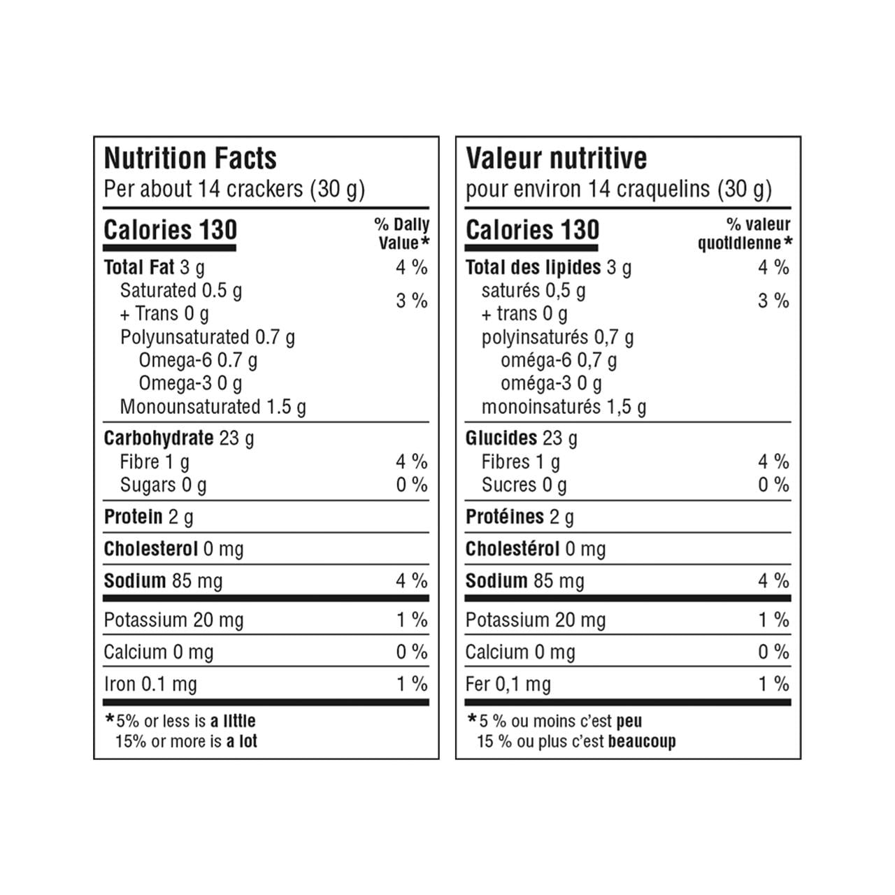 Craquelins au riz au sésame Great Value 100 g