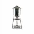 thumbnail image 3 of Panacea Rustic Farmhouse 026697 2.5 lbs Galvanized Water Tower Seed Tray Feeder, 3 of 3