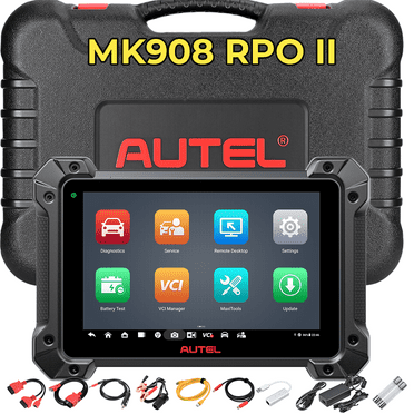 Autel MaxiCOM MK908 Pro II Automotive Scanner,Comprehensive Solutions Car Diagnostic Scan Tool with 36  Service Active Test, 4 128G Android 10