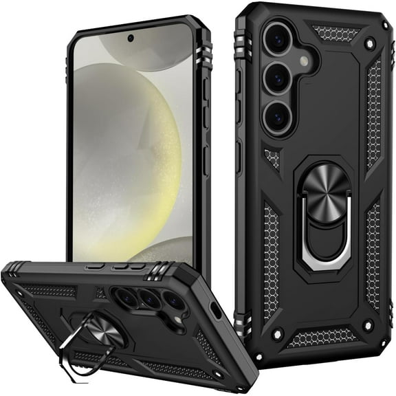 REQO for Galaxy S25 Plus Case,Military Grade Shockproof Heavy Duty Protective Phone Case Pass 16ft Drop Test with Magnetic Kickstand for Samsung Galaxy S25 Plus