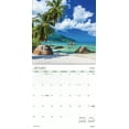 thumbnail image 3 of Trends International 2024 Beaches Wall Calendar & Push Pins, 3 of 6