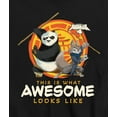 thumbnail image 3 of Kung Fu Panda 4 - This Is What Awesome Looks Like - Toddler And Youth Short Sleeve Graphic T-Shirt, 3 of 5
