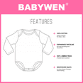 thumbnail image 5 of My Big Brother is a Beagle Dog Funny Baby Long Sleeve Bodysuit Boy Girl (Gray, 6-12M), 5 of 5