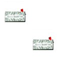 thumbnail image 2 of VONKY Add Of Color And Style To Outdoor Space Printed Spring Mailbox Cover Abstract Style Colorful Mailbox Cover Cloth YTYH2309034 2Set, 2 of 6