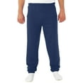 thumbnail image 1 of Jerzees Mens NuBlend Elastic Bottom Sweatpants, L, J Navy, 1 of 7