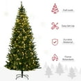 thumbnail image 4 of HOMCOM 7.5FT Prelit Artificial Christmas Tree w/ Warm White Light, 4 of 10