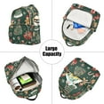 thumbnail image 5 of FORMRS Mini Backpack Purse for Women Travel Daypack Casual Shoulder Bag, Yellow Christmas Gingerbread, 5 of 7