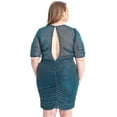 thumbnail image 4 of Ribbed Shimmer Shirring Mini Dress, 4 of 8