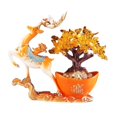 thumbnail image 1 of Árbol de la fortuna con piedras preciosas, adornos de ciervo for atraer la riqueza, decoración Feng Shui for el hogar, 1 of 3