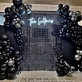 thumbnail image 5 of Black Balloon Set (140 Pieces) Includes four sizes of black balloon arch decorations: 18-inch, 12-inch, 10-inch, and 5-inch. Ideal for decorating baby showers, birthdays, graduations, anniversaries,, 5 of 5