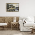 thumbnail image 2 of Stupell Industries Creek Cabin Woodland View Gold Framed Floater Canvas Wall Art, design by Franklyn Gregory, 2 of 9
