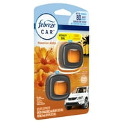 Febreze Car Air Freshener, Odor-Fighting Car Vent Clip, Hawaiian Aloha, 2 Count
