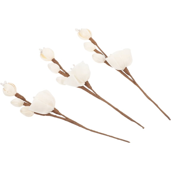 MLINS 3pcs Flower Rice Paper Diffuser Stick Set Essential Oil Aroma Diffuser Sticks For Home Bedroom Office And Bathroom Decor