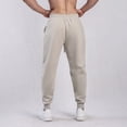 thumbnail image 5 of EHQJNJ Men Comfy Pants Mens Casual Waist Color Sports Hat Woven Pocket Foot Rope Solid Pants Street Cargo Tie Cargo Pants Men's Sweatpants Open Bottom Baggy Khaki Joggers Men, 5 of 5
