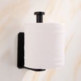 thumbnail image 2 of Bewildely Portarrollos de papel higiénico Autoadhesivo en el baño Portarrollos de papel de cocina Acabado negro Portarrollos de papel de cocina Juegos de accesorios de baño, 2 of 6