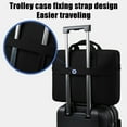 thumbnail image 4 of Laptop Bag Shoulder Crossbody Bag Briefcase 15.6 Inch 14 Inch Men and Women Laptop Bag Business Bag (Black), 4 of 6
