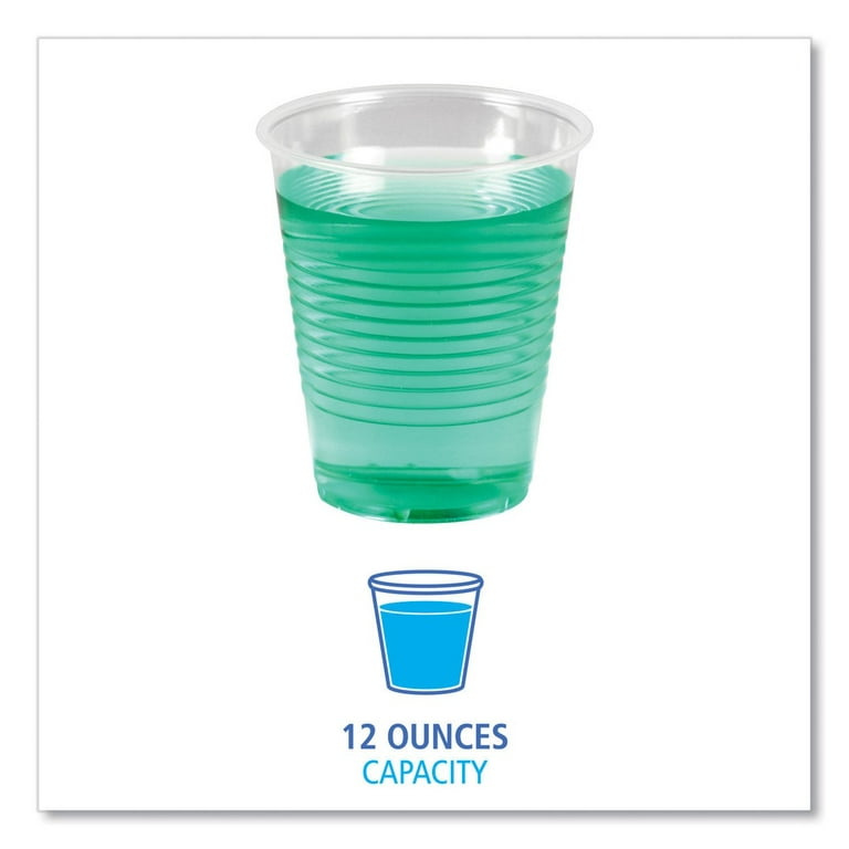 12 oz. BPA Free Clear Plastic Disposable Cup (STI31412PET) - 1000 count -  Case
