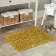 thumbnail image 7 of Pofeuu Gold Glitter Print Flannel Doormats Rug16"x24"Rug Washable Doormats Indoor Outdoor Rugs for Layered Front Door Mats, Porch, Kitchen, Entryway, 7 of 7