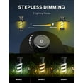 thumbnail image 2 of Emergency Outdoor Camping Lamp Flashlights, Rechargeable LED Camping Lantern Light With Stepless Dimmable, 4 Modes, IPX5 Waterproof, Portable Retro Lanterns for Power Outages Camping Accessories, 2 of 6