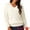Beige, variant on DARING DIVA V Neck Long Sleeve Sweater Casual Loose Chunky Pullover S Blue